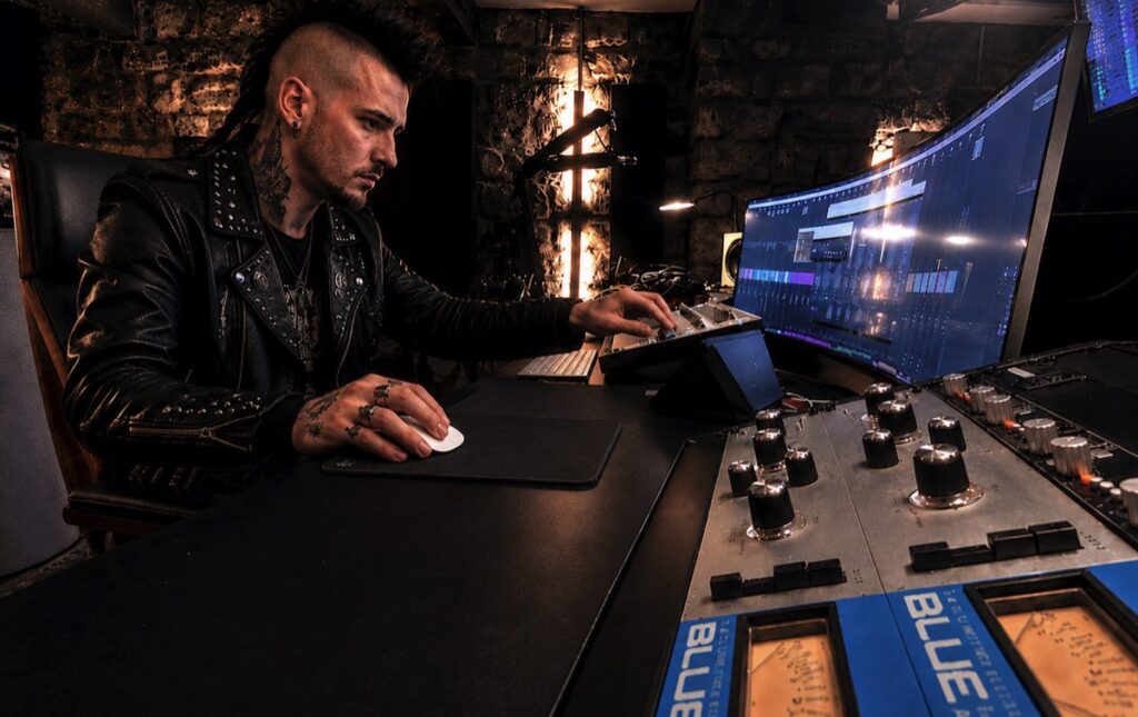 Studio LE KICK, live room et cabine voix