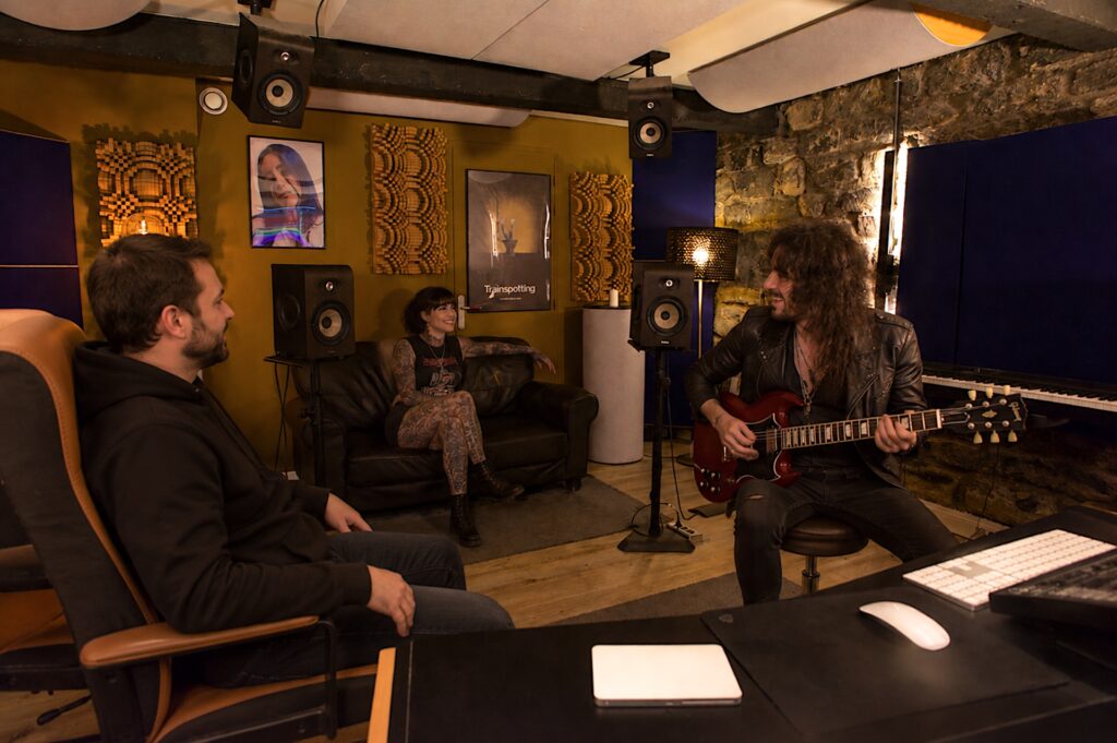 Studio LE KICK, session d'enregistrement